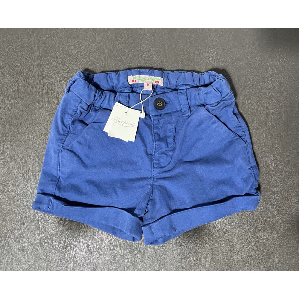 Bonpoint Blue Shorts Size 6M